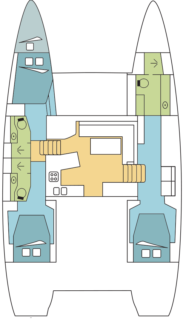 Catamarano a noleggio a Parham Town al miglior prezzo