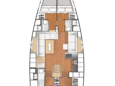 Hanse Hanse 545 da affittare a  Spalato