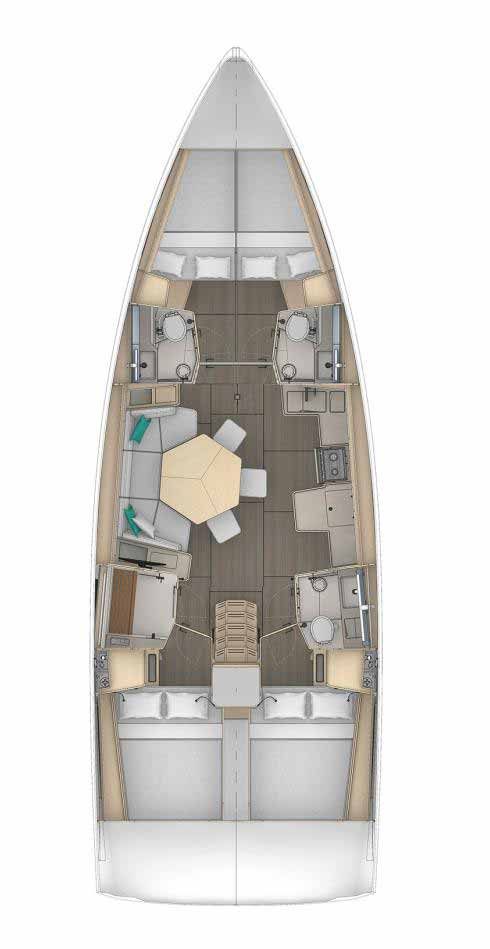 Noleggio Barca a vela a Trogir – Dufour Dufour 44