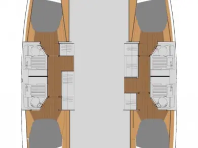Noleggio Catamarano con o senza skipper Fountaine Pajot a Trogir