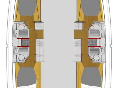 Fountaine Pajot Astrea 42 da affittare a  Zaravecchia (Biograd)