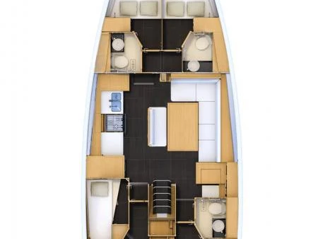 Noleggio Barca a vela Jeanneau con patente nautica