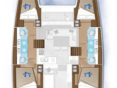 Noleggio Catamarano Lagoon con patente nautica