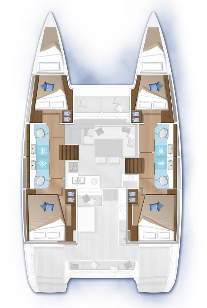 Catamarano a noleggio a Gouviá al miglior prezzo