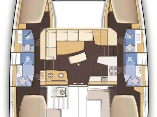 Noleggio Catamarano a Sebenico – Lagoon Lagoon 42