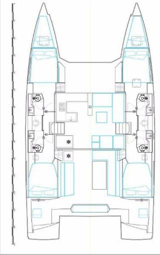 Nautitech Nautitech 46 Fly da affittare a  Zaravecchia (Biograd)