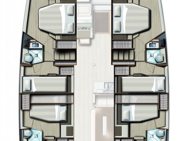 Noleggio Catamarano a Gouviá – Bali Bali 4.8