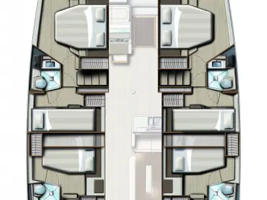 Noleggio Catamarano a Gouviá – Bali Bali 4.8