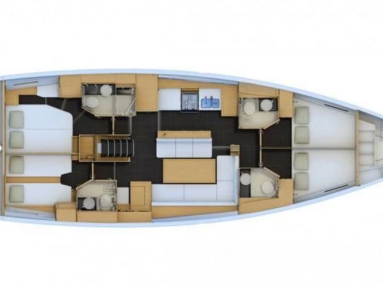 Noleggio barche Kos economico Jeanneau 54