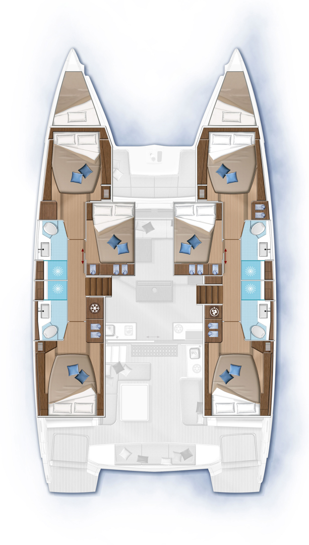 Noleggio Catamarano Lagoon con patente nautica