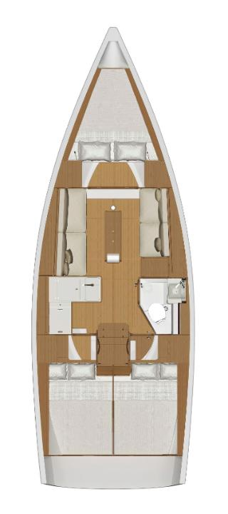 Noleggio barche Dufour Dufour 360 Grand Large a Trogir su Samboat