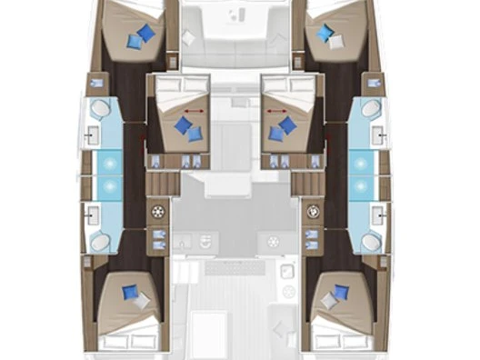 Noleggio barche Lagoon Lagoon 51 a Lávrio su Samboat