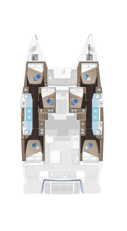 Noleggio barche Lagoon Lagoon 51 a Lávrio su Samboat