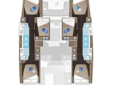 Noleggio barche Lagoon Lagoon 51 a Lávrio su Samboat
