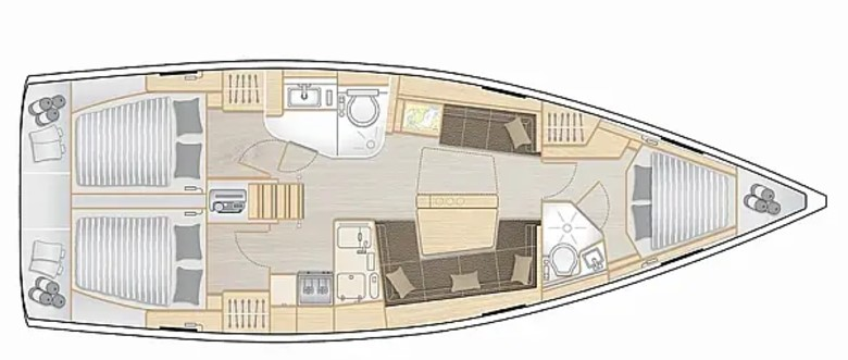 Noleggio barche Hanse Hanse 418 a Lefkáda su Samboat