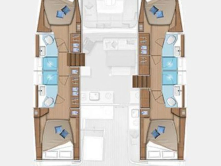 Noleggio barche Lagoon Lagoon 46 a Gouviá su Samboat