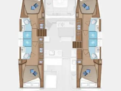 Noleggio barche Lagoon Lagoon 46 a Gouviá su Samboat