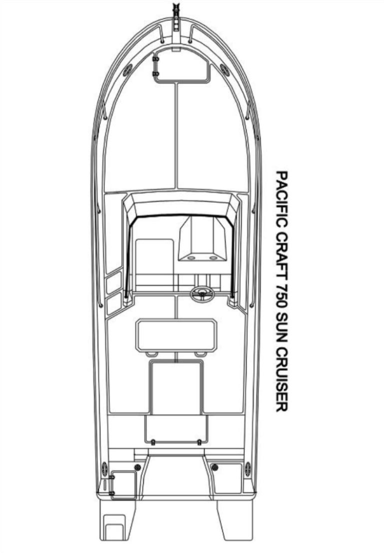 Noleggio Barca a motore a Pola – Pacific Craft Pacific Craft 750 Sun Cruiser