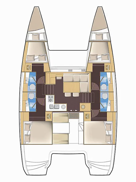 Noleggio barche Lagoon Lagoon 39 a Punat su Samboat
