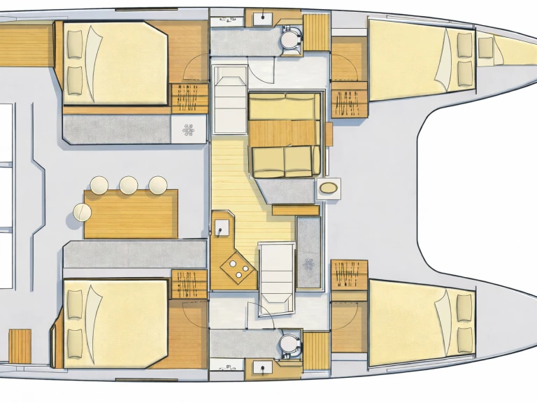 Noleggio Catamarano Nautitech con patente nautica