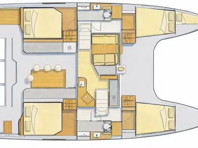 Noleggio Catamarano Nautitech con patente nautica