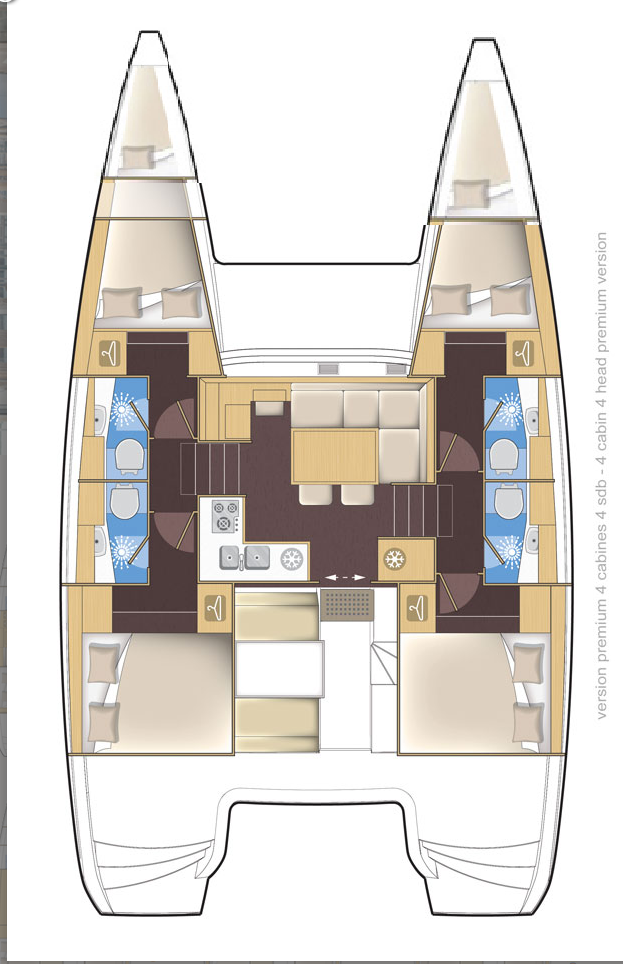 Noleggio Catamarano con o senza skipper Lagoon a Zaravecchia (Biograd)