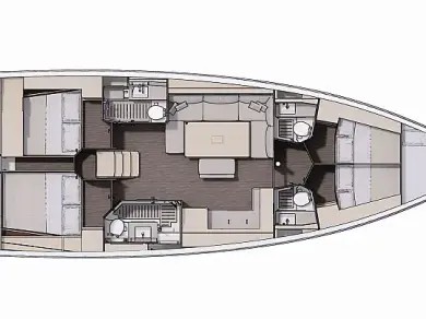 Dufour Dufour 470 da affittare a  Lefkáda