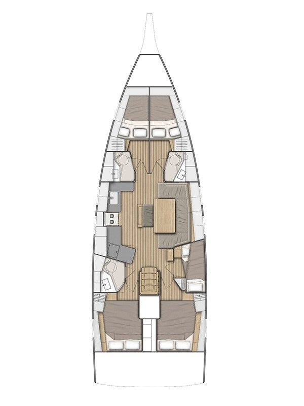 Bénéteau Oceanis 46.1 da affittare a  Lávrio