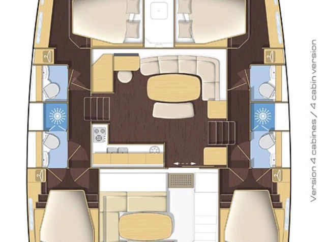 Noleggio barche Lagoon Lagoon 421 a Turgutreis su Samboat