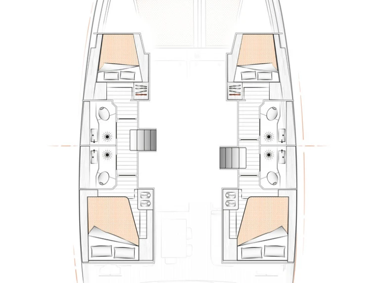 Noleggio Catamarano con o senza skipper Excess a Komolac