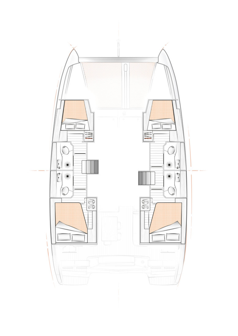 Noleggio Catamarano con o senza skipper Excess a Komolac