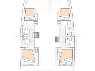 Noleggio Catamarano con o senza skipper Excess a Komolac
