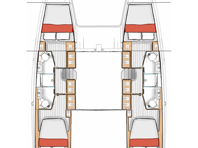 Catamarano a noleggio a Komolac al miglior prezzo