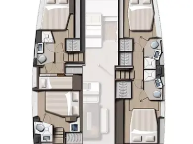 Noleggio Catamarano con o senza skipper Bali a Zaravecchia (Biograd)