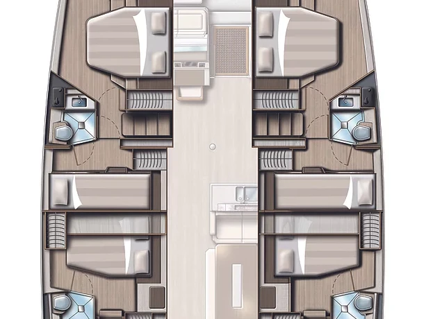 Noleggio Catamarano Bali con patente nautica