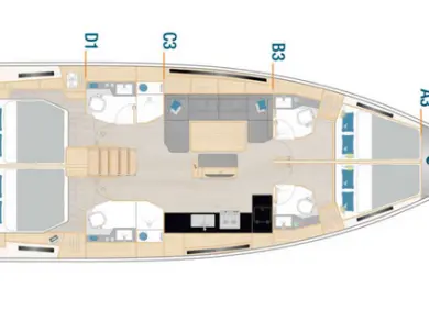 Noleggio Barca a vela a Castelli – Hanse Hanse 460