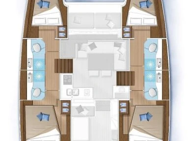 Noleggio Catamarano a Rogač – Lagoon Lagoon 40