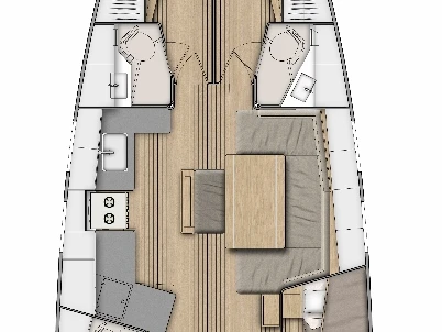 Noleggio Barca a vela Bénéteau con patente nautica