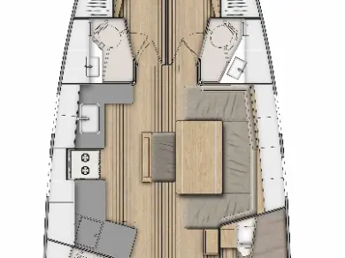 Noleggio Barca a vela Bénéteau con patente nautica