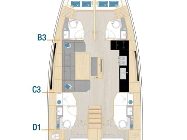 Hanse Hanse 460 da affittare a  Castelli