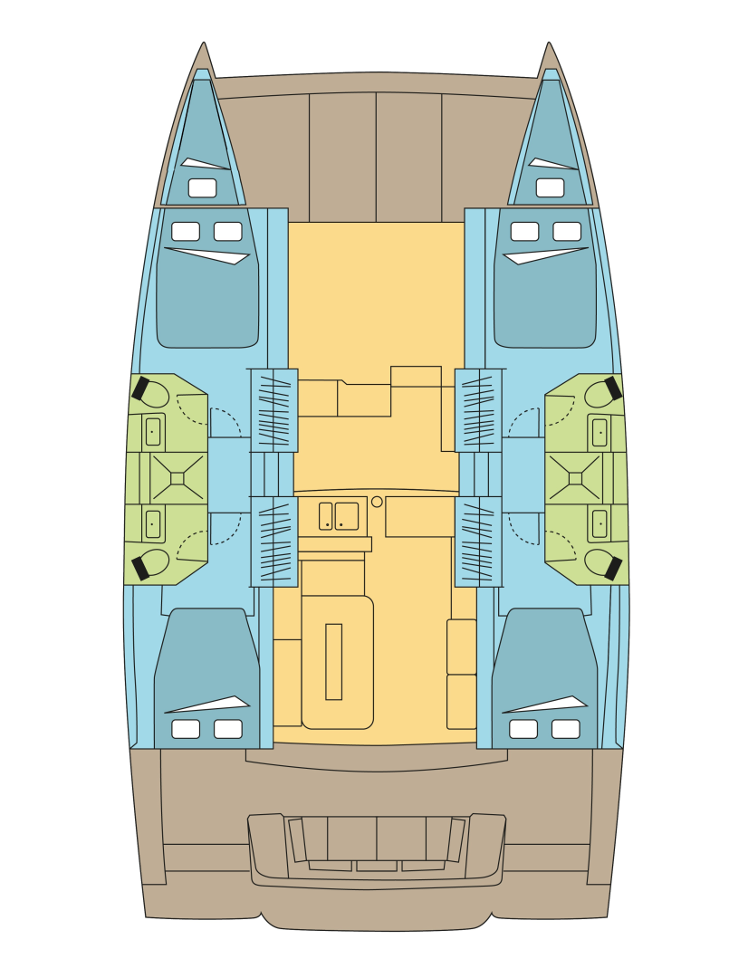 Noleggio Catamarano con o senza skipper Bali a Saint George's