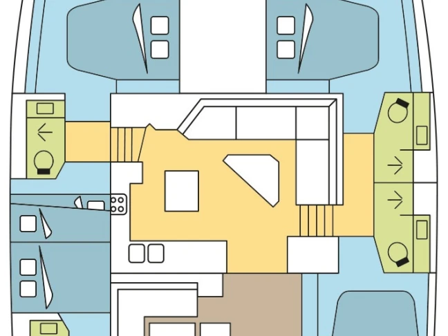 Noleggio Catamarano con o senza skipper Fountaine Pajot a Airlie Beach