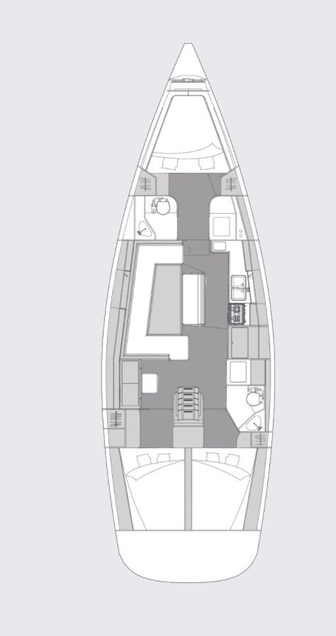 Noleggio barche Pola economico Impression 45.1