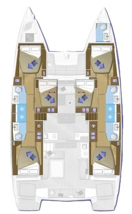 Noleggio a Il Pireo – Lagoon Lagoon 50 su SamBoat