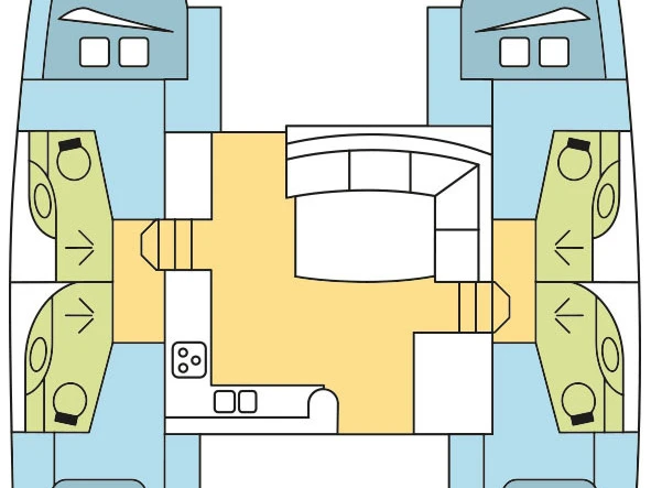 Noleggio Catamarano con o senza skipper Leopard Catamarans / Robertson & Caine a Tribunj