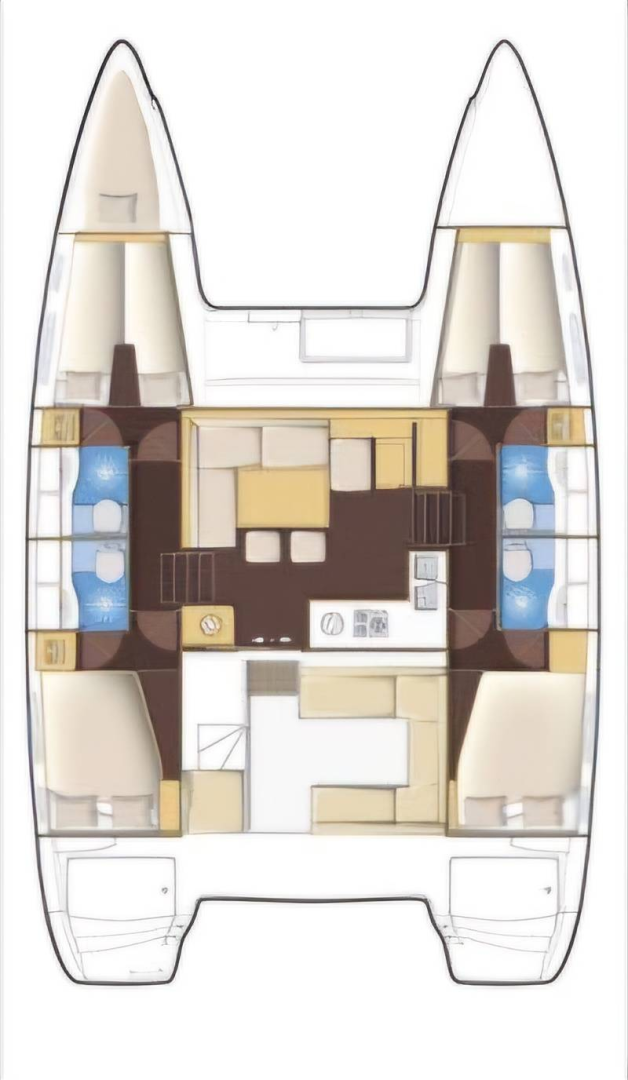 Noleggio Catamarano a Ko Chang (Koh Chang) – Lagoon Lagoon 400 S2