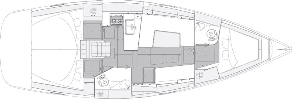 Noleggio a Punat – Elan Impression 40.1 su SamBoat