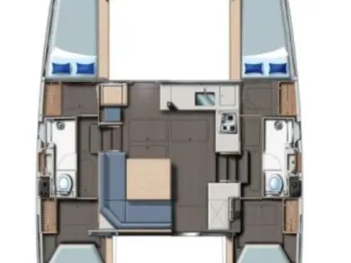 Noleggio Catamarano Leopard Catamarans / Robertson & Caine con patente nautica