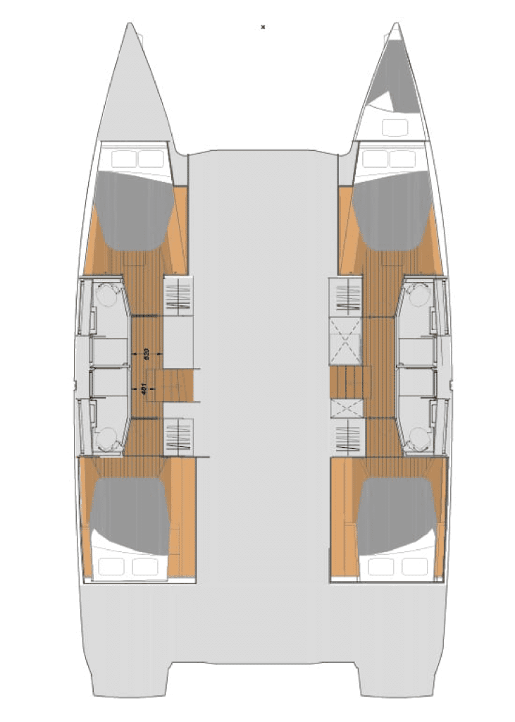 Noleggio Catamarano Fountaine Pajot con patente nautica