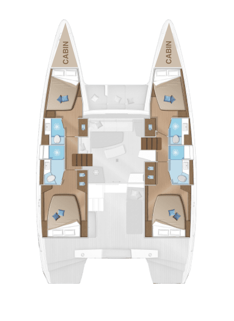 Noleggio Catamarano Lagoon con patente nautica